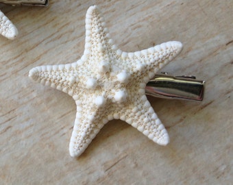Starfish Hair Clip Ocean Under the Sea Beach Wedding Mermaid Costume Halloween Music Fest Tropical Island Hawaiian Luau Surfer Girl