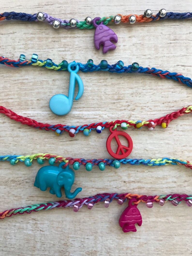 Friendship Bracelet Anklet Summer Pool Birthday Party Favors Etsy