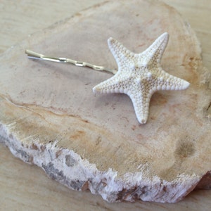 Starfish Hair Pin Mermaid Costume Ocean Seashore Hair Style Bobby Pin Beach Wedding Small Real Knobby Halloween Hawaiian Luau Surfer Girl
