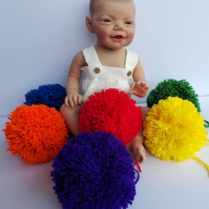 Pom-Poms – MADE TO ORDER, 2.5" to 6", Choose Colors!