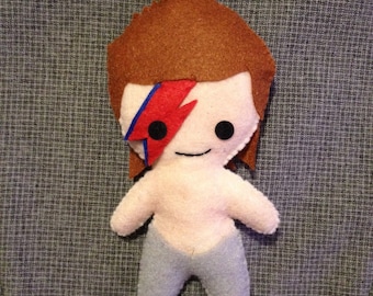David Bowie Felt Collectible Figure