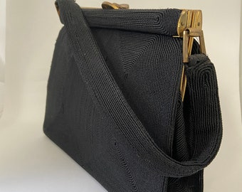 Vintage Cordé Top Handle  Handbag 2