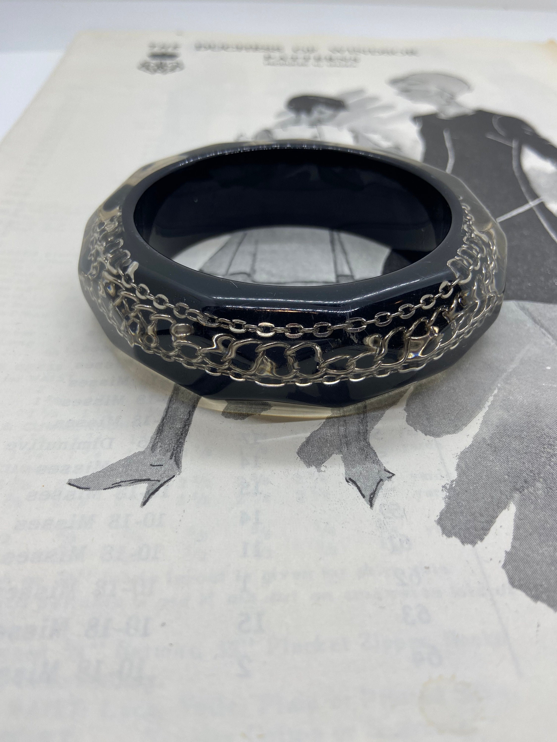 Chanel Resin Bangle Etsy Australia