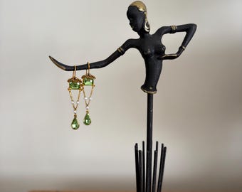 Art Nouveau Dangle Earrings