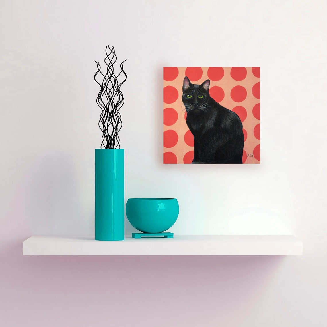 Original Oil Painting on MDF Board Etsy