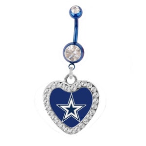 Dallas cowboys belly button ring store