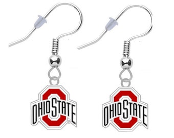 Boucles d'oreilles logo OHIO STATE