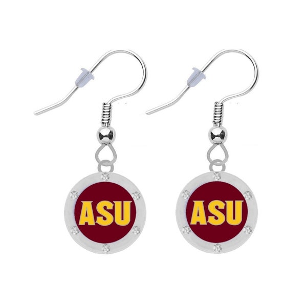 ARIZONA STATE Crystal Earrings