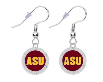 ARIZONA STATE Crystal Earrings