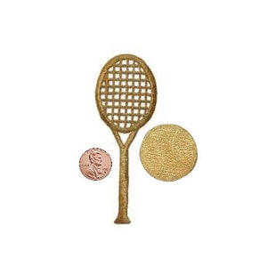 TENNIS RACKET and Ball Applique Patch