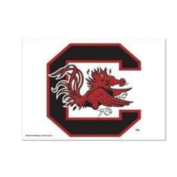 South Carolina Gamecocks Tattoos - Package includes 4 face temporary tattoos