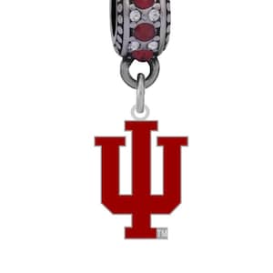 University of Indiana Logo Charm Compatible with Pandora Style Bracelets