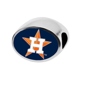 HOUSTON ASTROS Bead Compatible with Pandora Style BRacelets