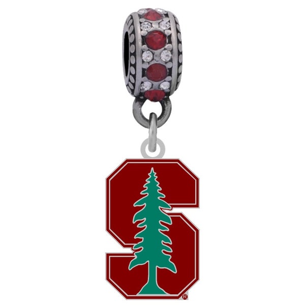 Stanford University Logo Charm Compatible with Pandora Style Bracelets