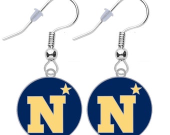 NAVY Logo Earrings
