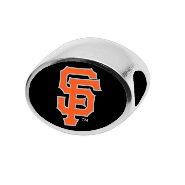 SAN FRANCISCO GIANTS Bead Compatible with Pandora Style Bracelets