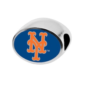 NEW YORK METS Bead Compatible with Pandora Style Bracelets