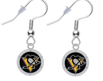 PITTSBURGH PINGUÏNS KRISTALLEN Oorbellen