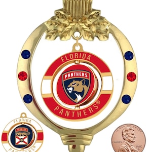 PANTHERS SPINNER Christmas Ornament
