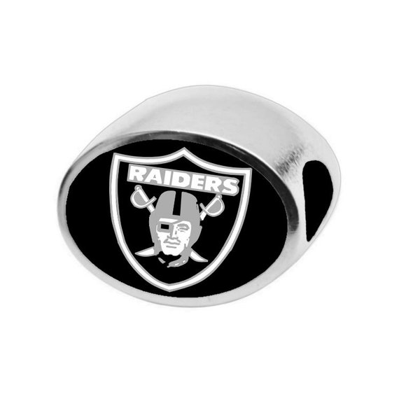 RAIDERS BEAD Compatible with Pandora Style Bracelets