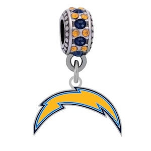 LOSAngels CHARGERS Charm Kompatibel mit Pandora Style Armbändern.