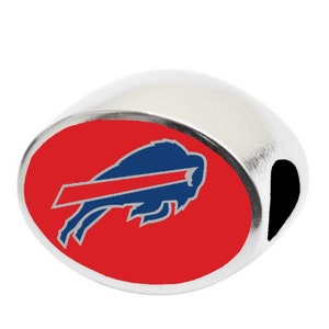 BUFFALO BILLS BEAD Compatible with Pandora Style Bracelets