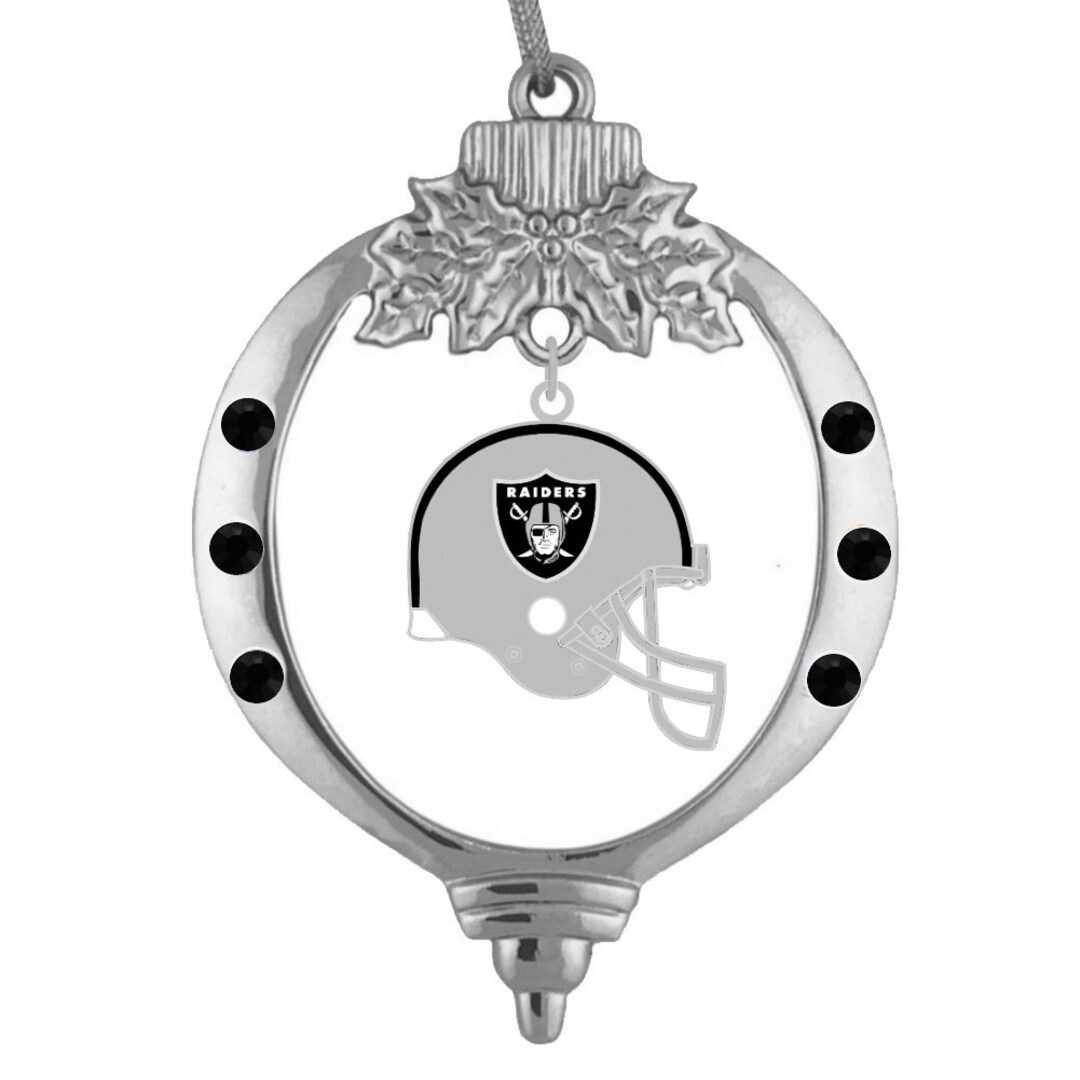 Ornement De Casque Las Vegas Raiders Avec Petite Souris Arbitre - Neuf Hallmark