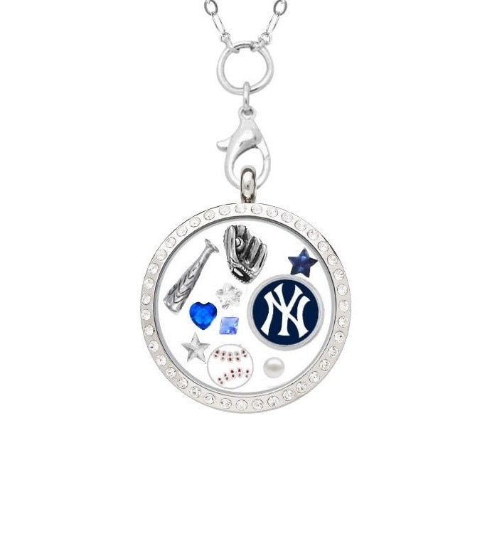NY ヤンキース ロゴsilverネックレス チャーム ペンダント Yankees pendant - Etsy 日本