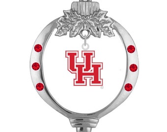 UNIVERSITY OF HOUSTON Logo Christmas Ornament