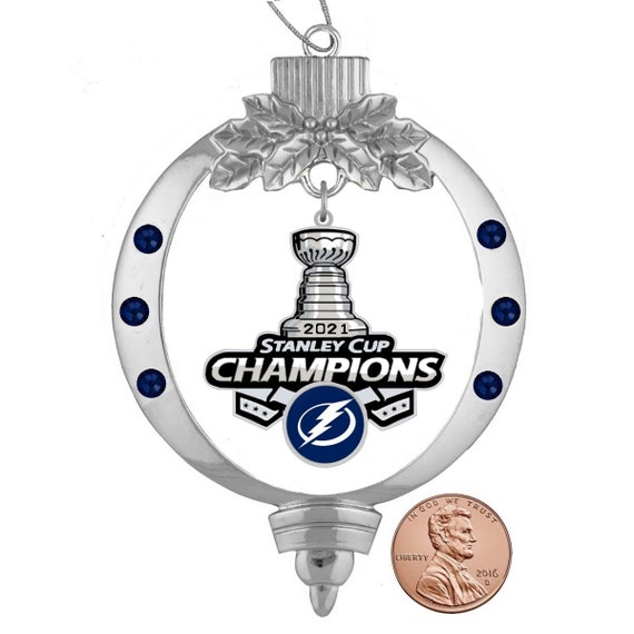 TAMPA BAY LIGHTNING Stanley Cup Winner 2021 Christmas Ornament