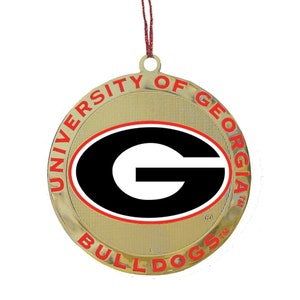 UNIVERSITY of GEORGIA STRING kerstornament