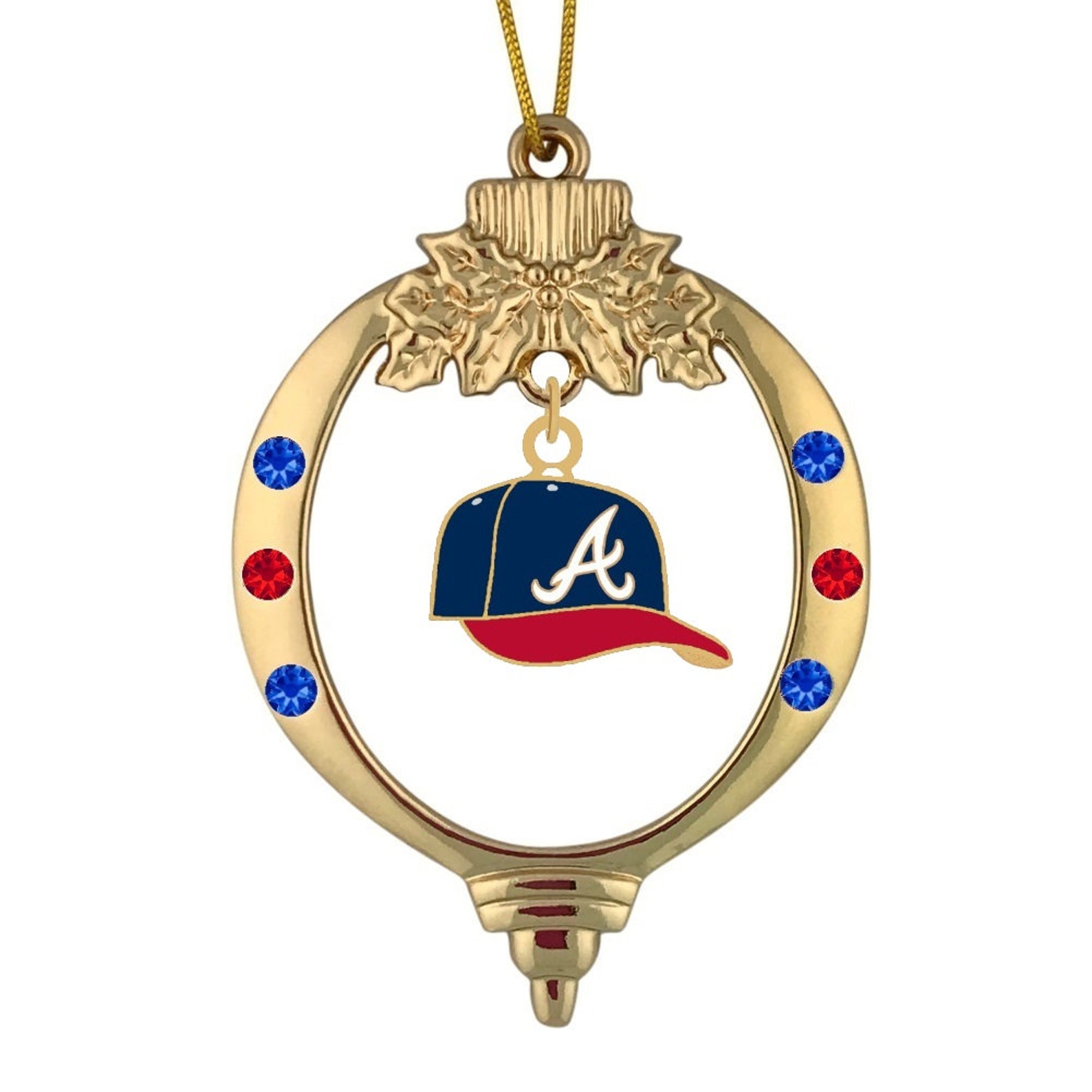 ATLANTA BRAVES CAP Christmas Ornament Etsy