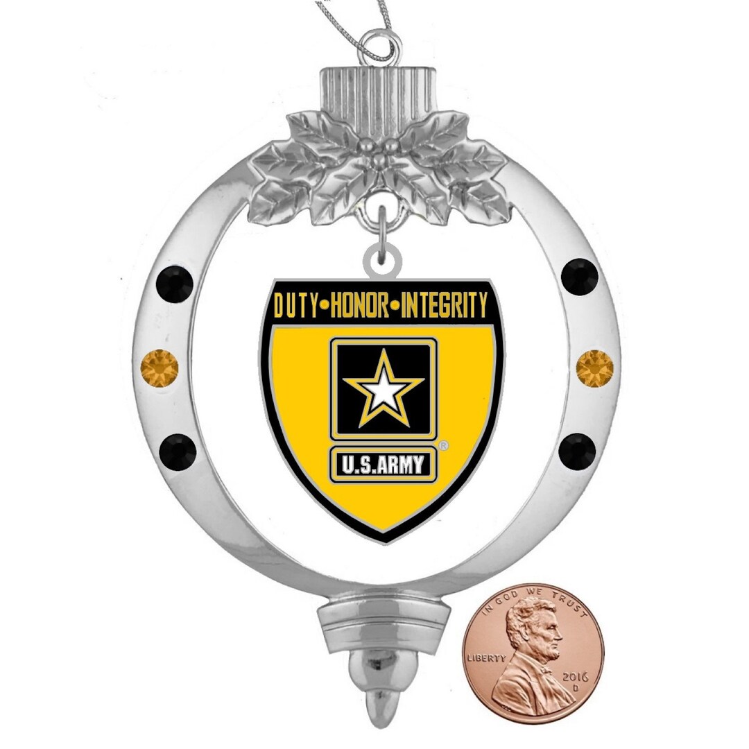 U.S ARMY SHIELD Christmas Ornament - Etsy