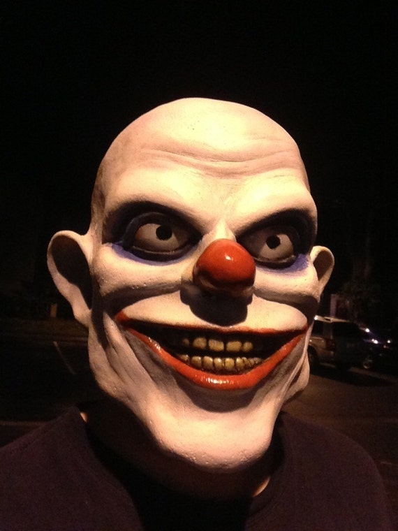 Everything Floats Clowki the Evil Clown Mask 3//4 head Joker Jester Killer Insane