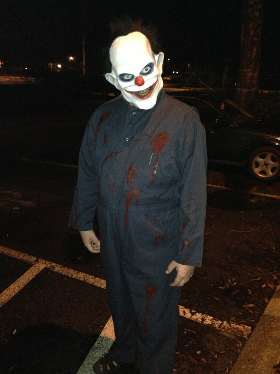 Everything Floats Clowki the Evil Clown Mask 3//4 head Joker Jester Killer Insane