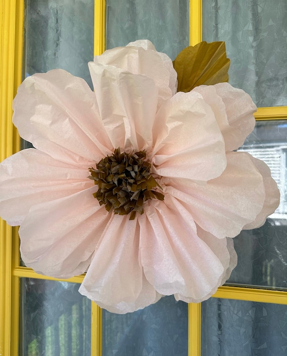 19 Inch Tissue Paper Flower: Blush Mauve Lilac and more
