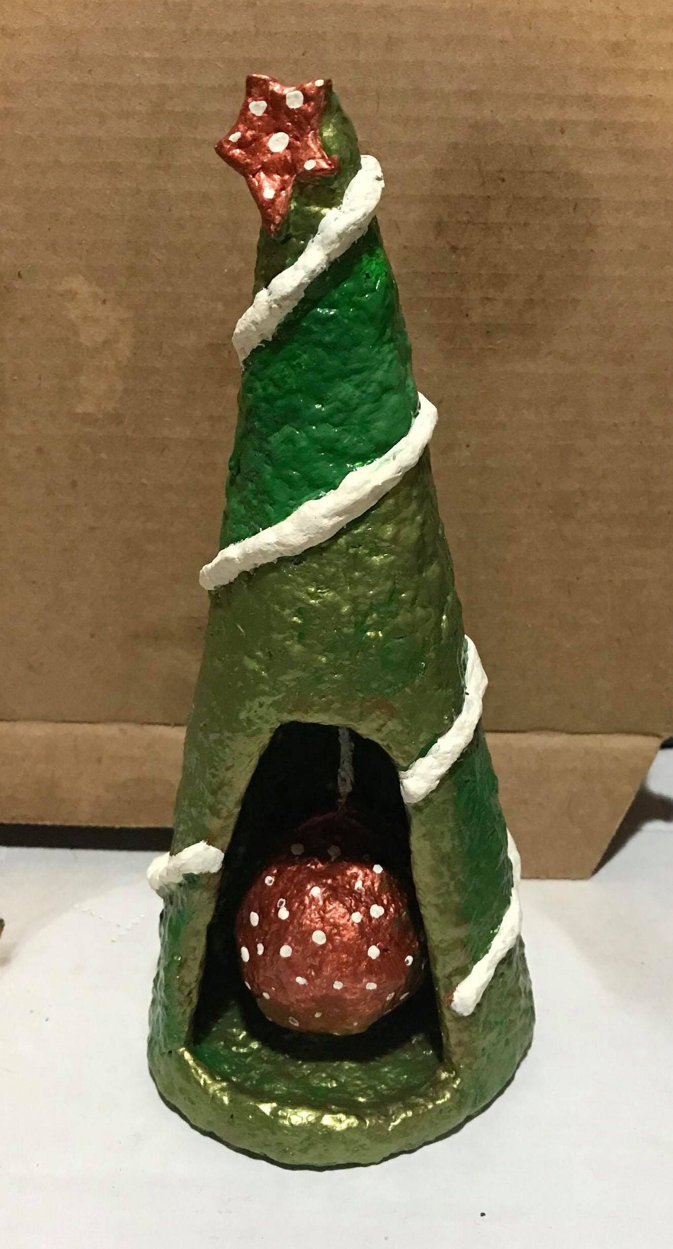 unique-one-of-a-kind-paper-mache-christmas-tree-with-etsy