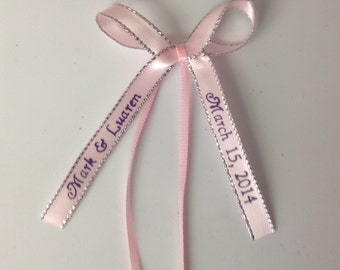 engraved ribbons baby shower