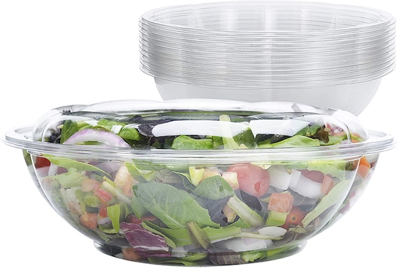 SOFT Plastic 320-ounce Serving Catering Bowls, Clear With Clear Lids, Set  of 2 15in X 15in X 6in 2 Bowls and 2 Covers -  Denmark