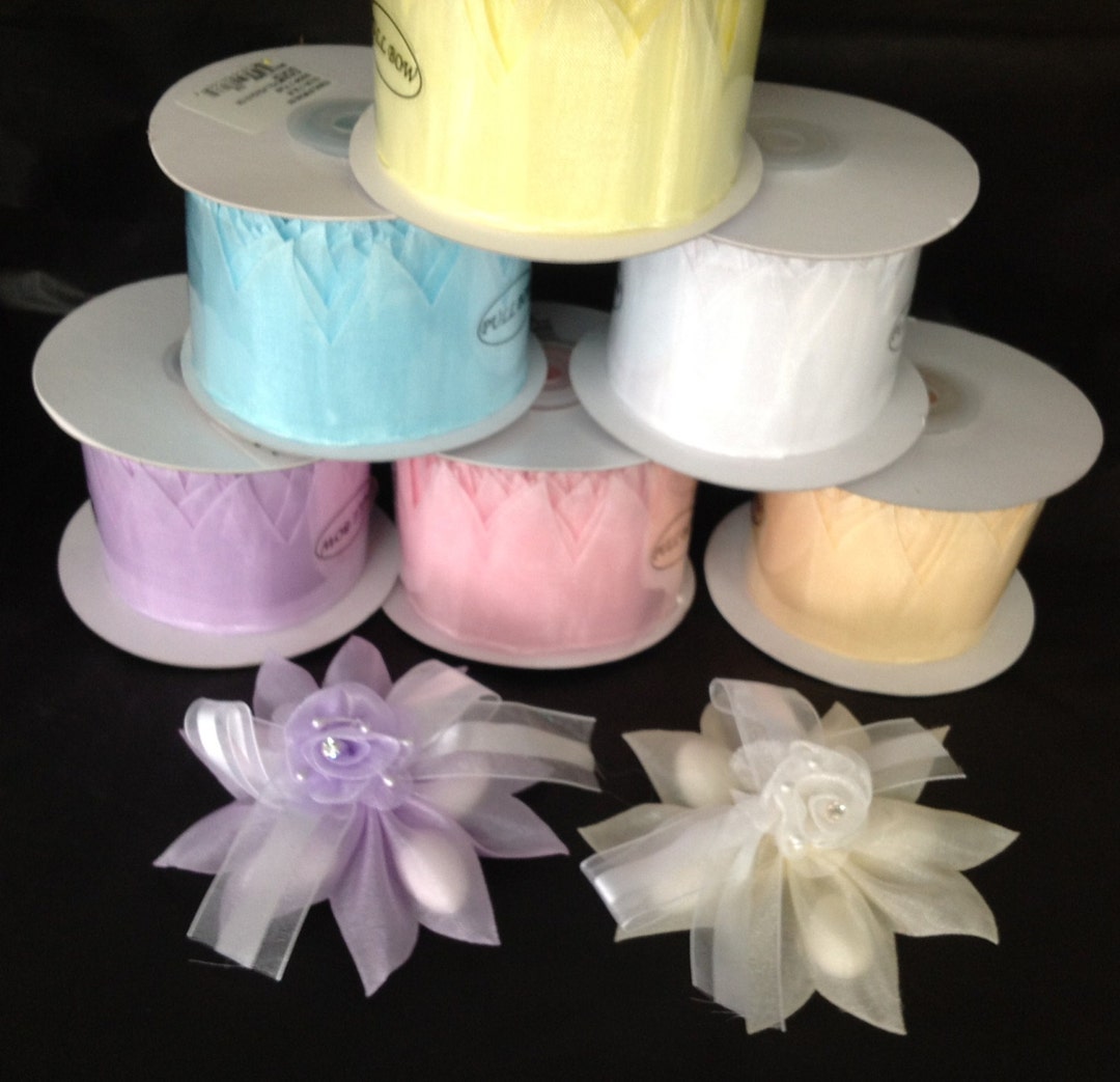 Star Pull Bow Ribbon for Jordan Almonds Candy Decorations Wedding