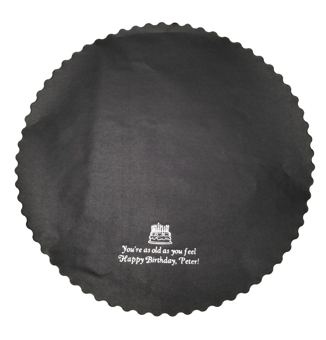 Computer Placemat 50 Round Personalized Paper Placemats Printed in Middle or Bottom Not ...