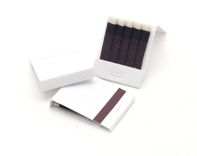 50 Plain White MATCHES Matchbooks Wedding Birthday Etc 20 Etsy