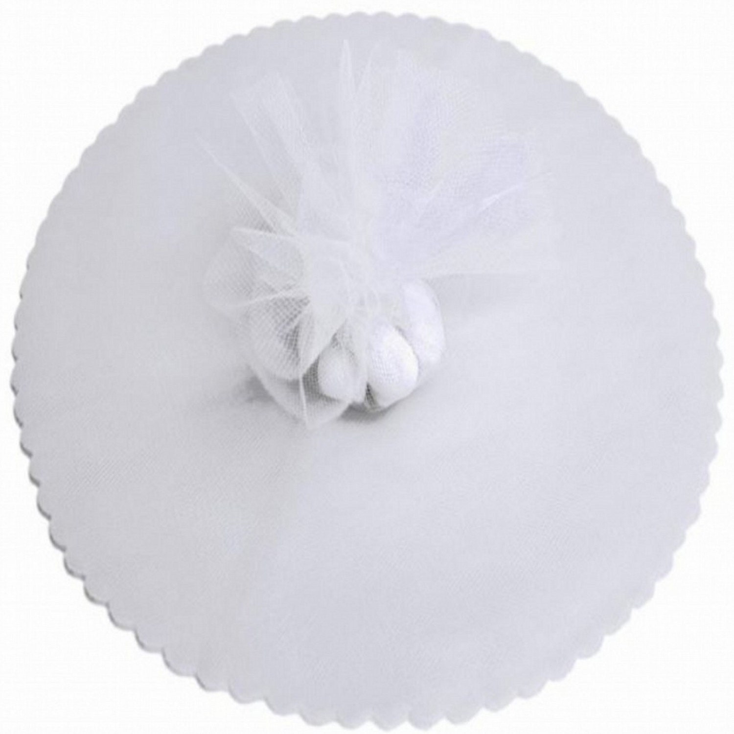 EXCEART 3 Rolls White Fabric Wedding Fabric Tulle Craft Ribbon Tulle Fabric  White Ribbon Tulle Spool Wedding Decor Tulle Ribbon for Gift Wrapping Tutu