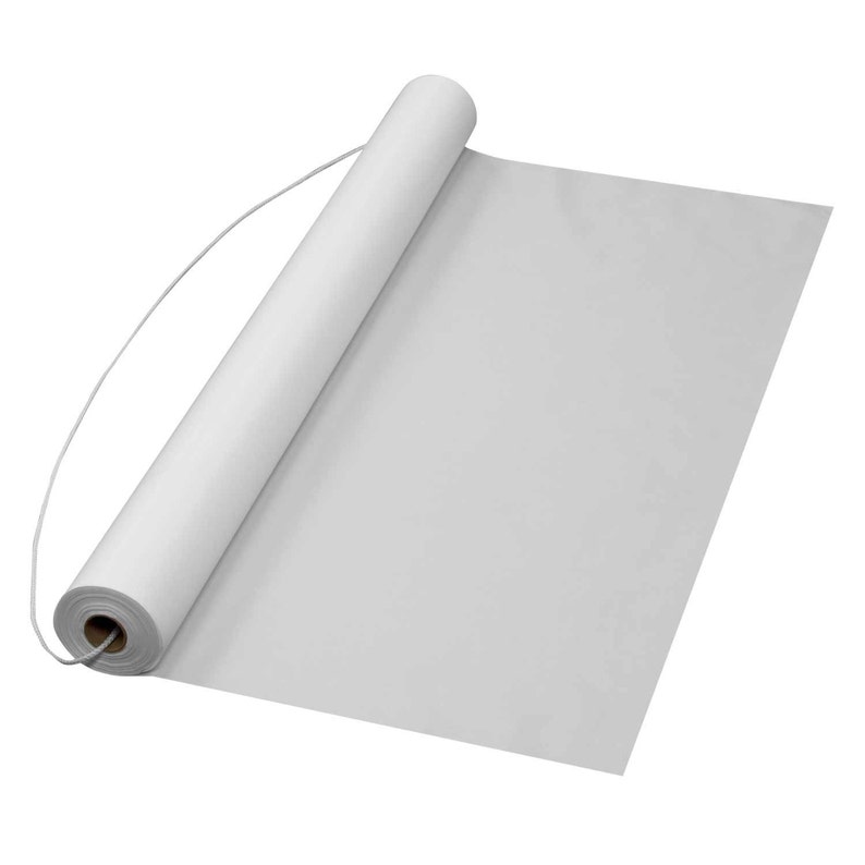 Wedding Aisle Runner White Plain Plastic 36x 125ft. 1.7 mil thick image 1