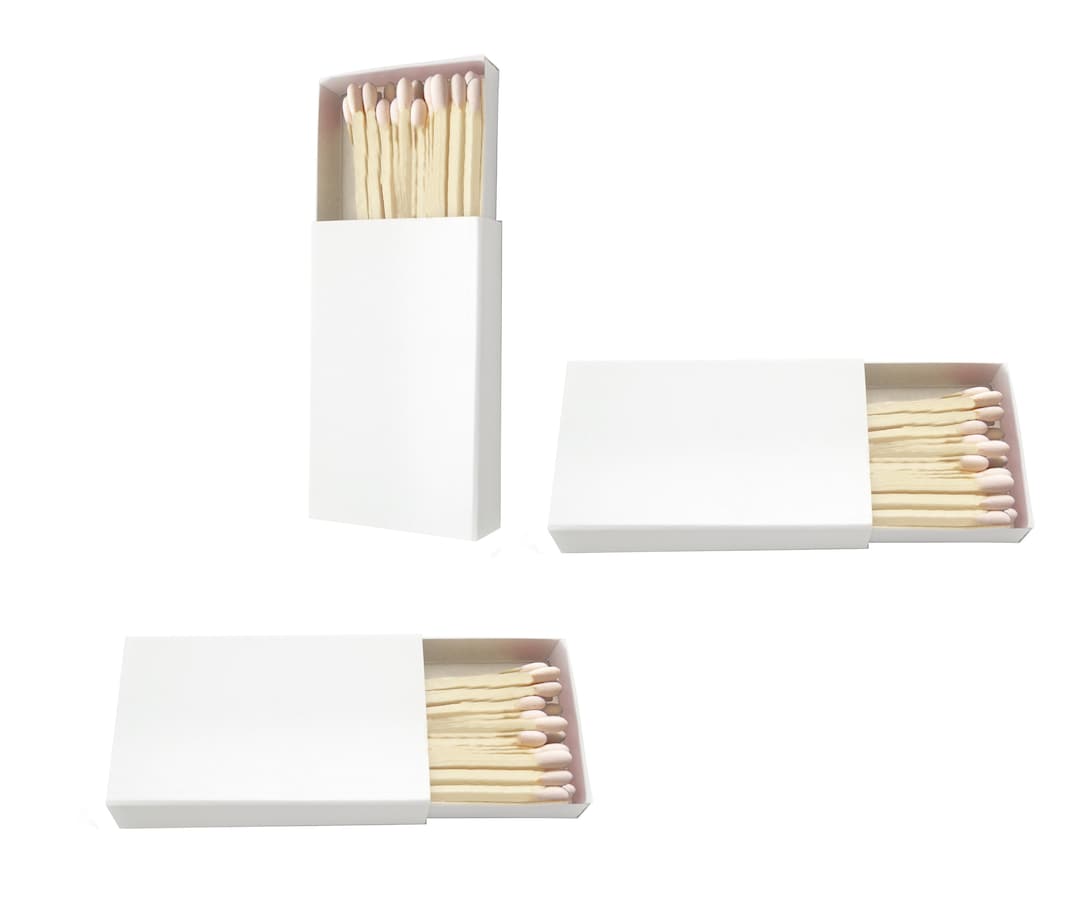 2500 Plain Cover Wooden Match Boxes Matches 50 Boxes of Etsy