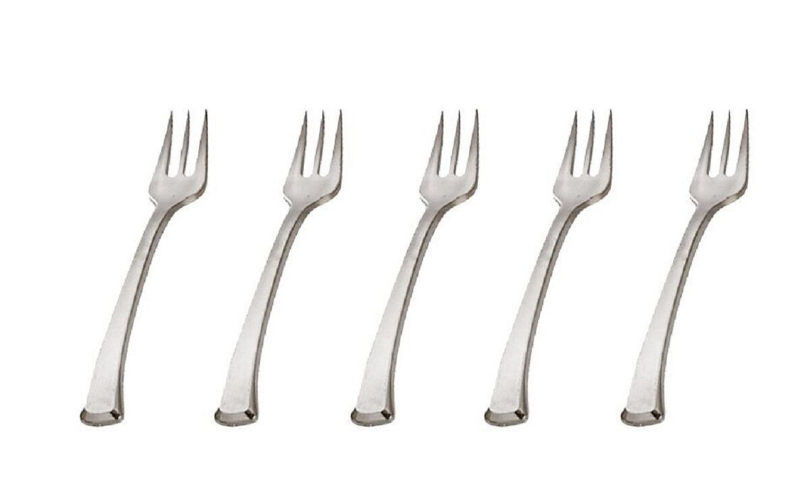 48 Mini Silver Plastic Forks Horderves Picks Toothpick Type Etsy