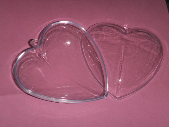 16 Clear Plastic Ball fillable Ornament favor 3/" 80mm