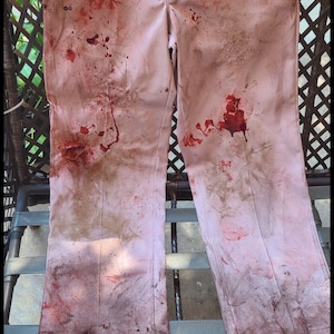 Weathered/distressed post-apocalyptic pants