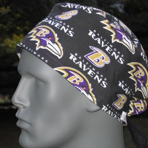 NFL Ravens scrub caps. Ready to support your team?