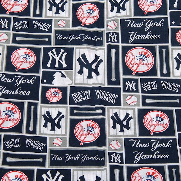 Scrub caps in NY Yankee baseball print